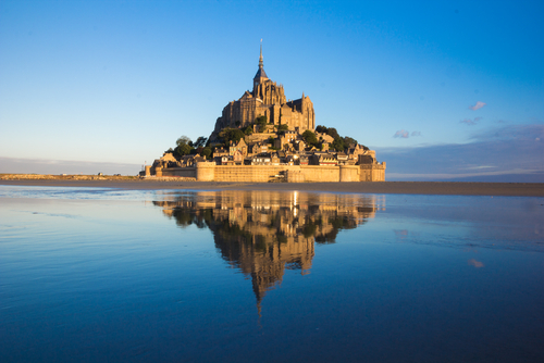Endstation des Véloscenic: Mt. Saint Michel. Bild. Shutterstock.com