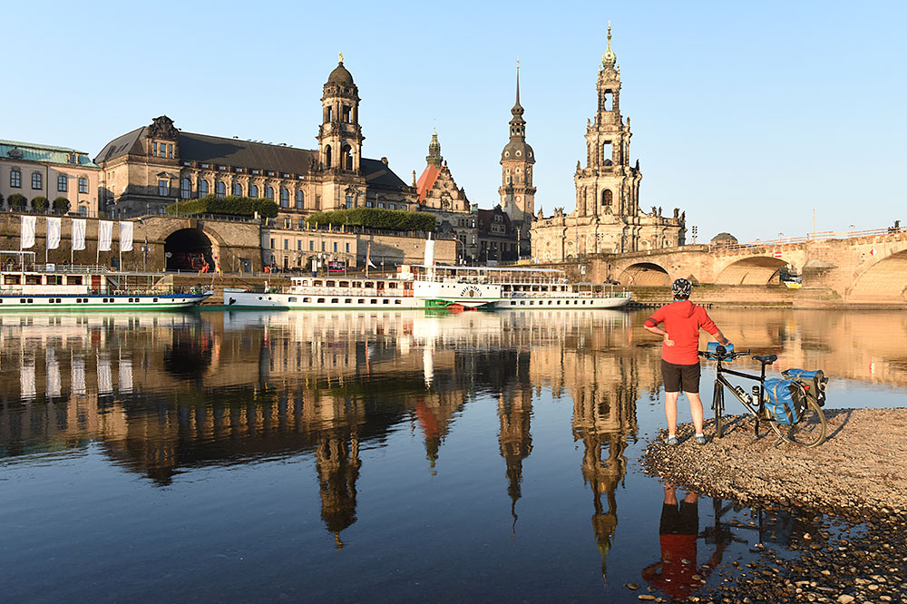 Elbe, Spree und Neiße zählen zu den beliebtesten Flussradwegen Deutschlands