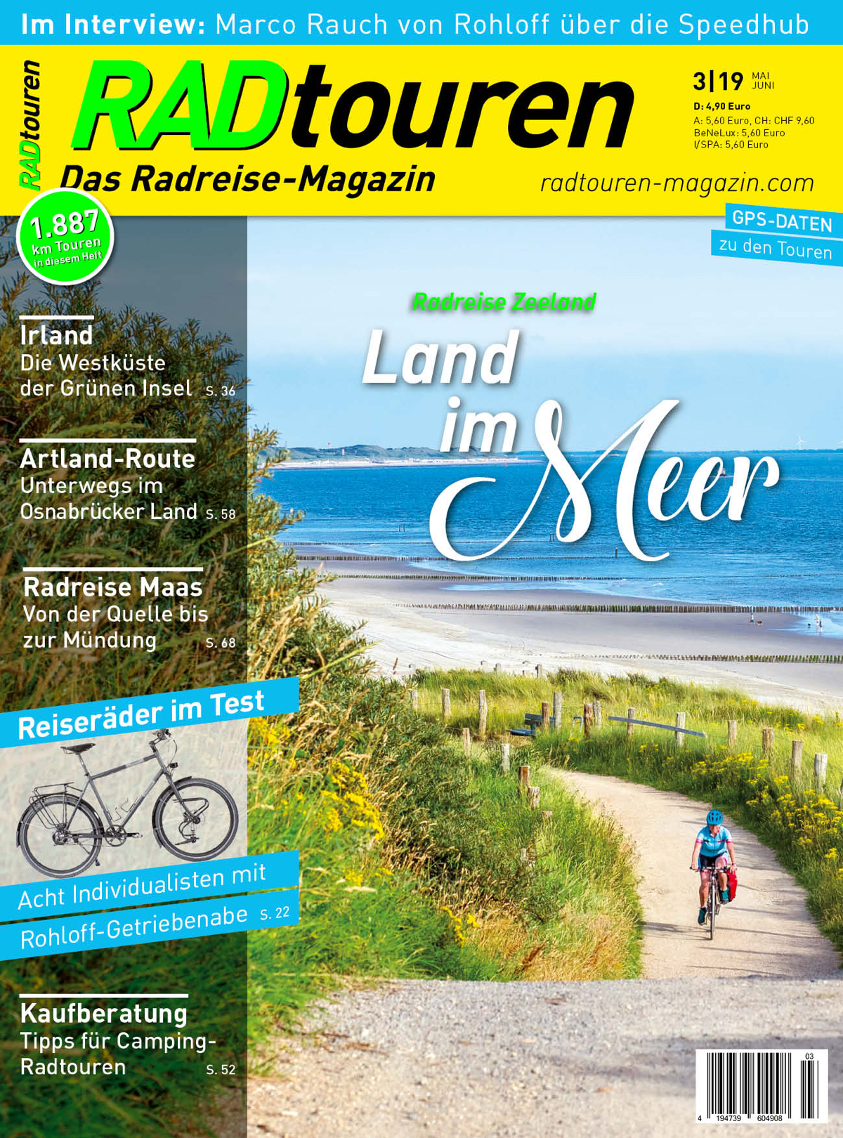 RADtouren Ausgabe 3/19 Radtourenmagazin