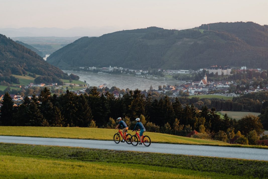 Gross RadtourDonauradwegBlickAufGreinPerg15©WGDDonauOberoesterreichTourismusGmbHCMVisuals9